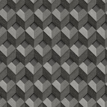 Geometric 3D non-woven wallpaper with a vinyl surface DE120133, Embellish, Design ID