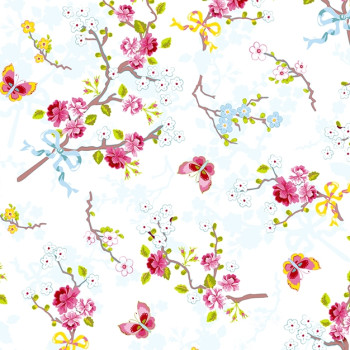 Tapete Schmetterlinge und Blumen 375070, Pip Studio 4, Eijffinger