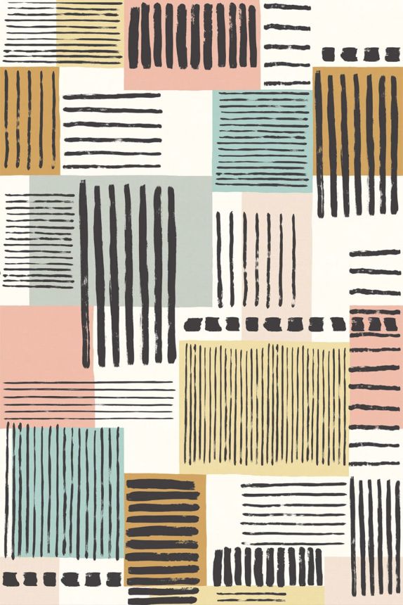 Geometrická obrazová tapeta 377205, 186x280cm, Stripes+, Eijffinger