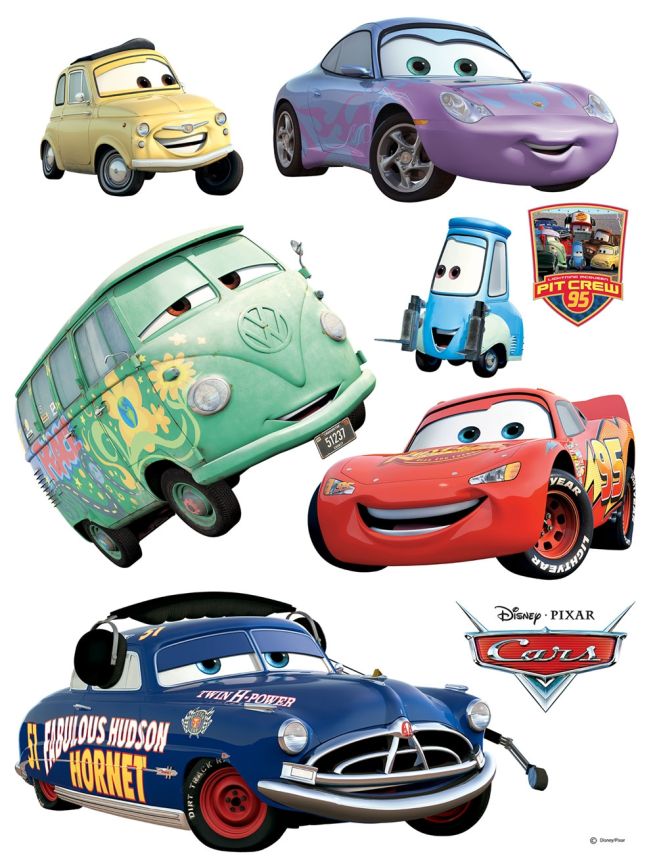 Wandtattoo für Kinder DK 851, Disney Autos, AG Design