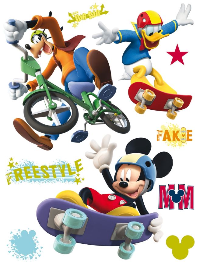 Wandtattoo für Kinder DK 855, Disney Mickey Freestyle, AG Design