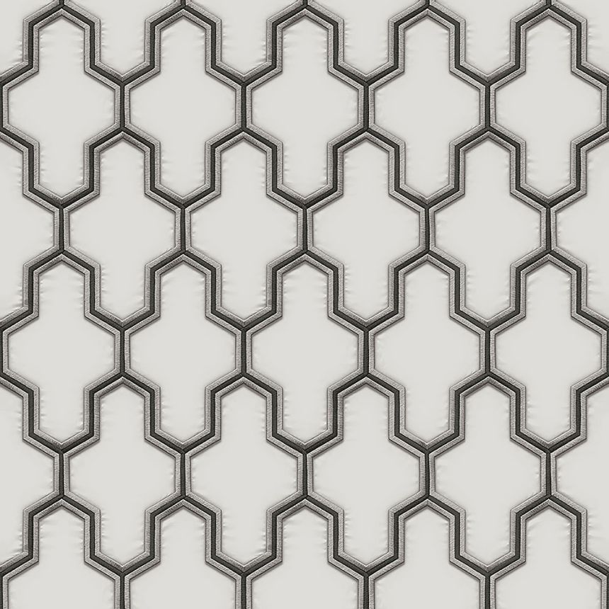 Luxustapete mit geometrischen Mustern WF121024, Wall Fabric, ID Design