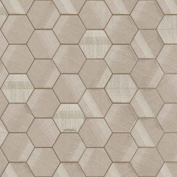 Luxury non-woven wallpaper with a vinyl surface, Z44808, Geometric pattern, Hexagons, Automobili Lamborghini, Zambaiti Parati