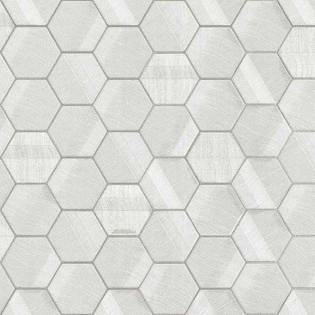 Luxury non-woven wallpaper with a vinyl surface, Z44806, Geometric pattern, Hexagons, Automobili Lamborghini, Zambaiti Parati