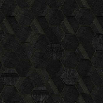 Luxury non-woven wallpaper with a vinyl surface, Z44801, Geometric pattern, Hexagons, Automobili Lamborghini, Zambaiti Parati