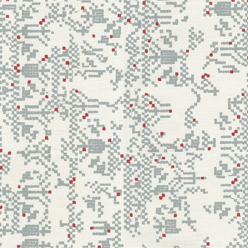 Weiße und graue geometrische Tapete UC51002, Unconventional 2, Emiliana Parati 