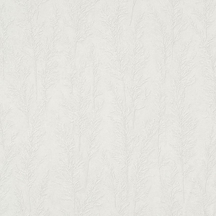 Weiße Luxustapete, Grashalme 33214, Natural Opulence, Marburg