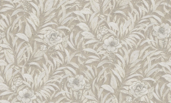 Luxuriöse beige florale Vliestapete, GF62077, Gianfranco Ferre´Home N.3, Emiliana Parati