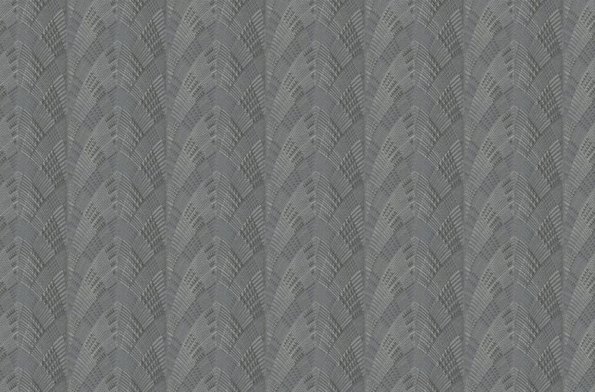 Luxuriöse grau-silberne geometrische Vliestapete, GF62092, Gianfranco Ferre´Home N.3, Emiliana Parati