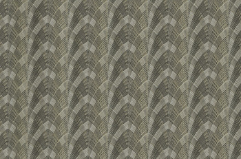 Luxuriöse braun-silberne geometrische Vliestapete, GF62099, Gianfranco Ferre´Home N.3, Emiliana Parati