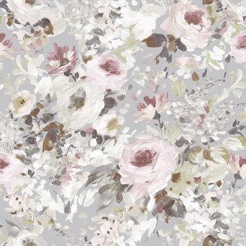 Luxustapete EE22550, Blumen, Pastel Floral, Essentials, Decoprint