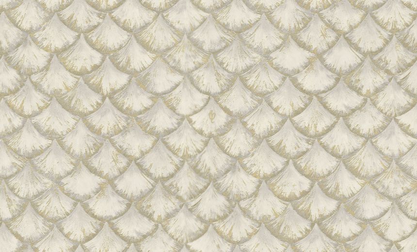 Luxuriöse silber-goldene Vliestapete mit geometrischem Muster, 86093, Valentin Yudashkin 5, Emiliana Parati
