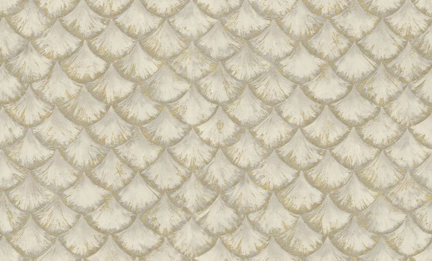 Luxuriöse beige-goldene Vliestapete mit geometrischem Muster, 86098, Valentin Yudashkin 5, Emiliana Parati