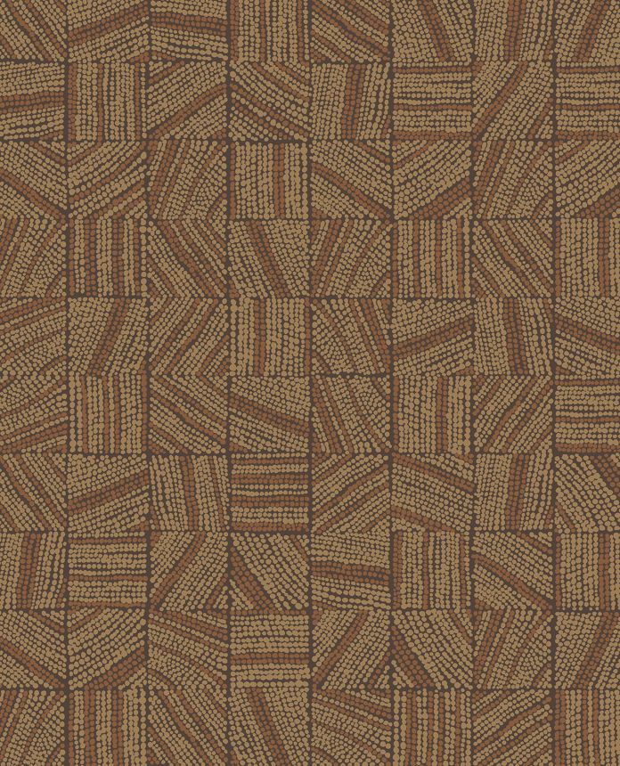 Braune Tapete, Mosaik, 324031, Embrace, Eijffinger