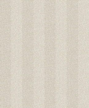 Grau-beige Tapete, Imitation von gestreiftem Tweed-Stoff, ILA604, Aquila, Khroma by Masureel