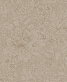 Beige Tapete mit Blumenmuster,  333100 Pip Studio 6, Eijffinger