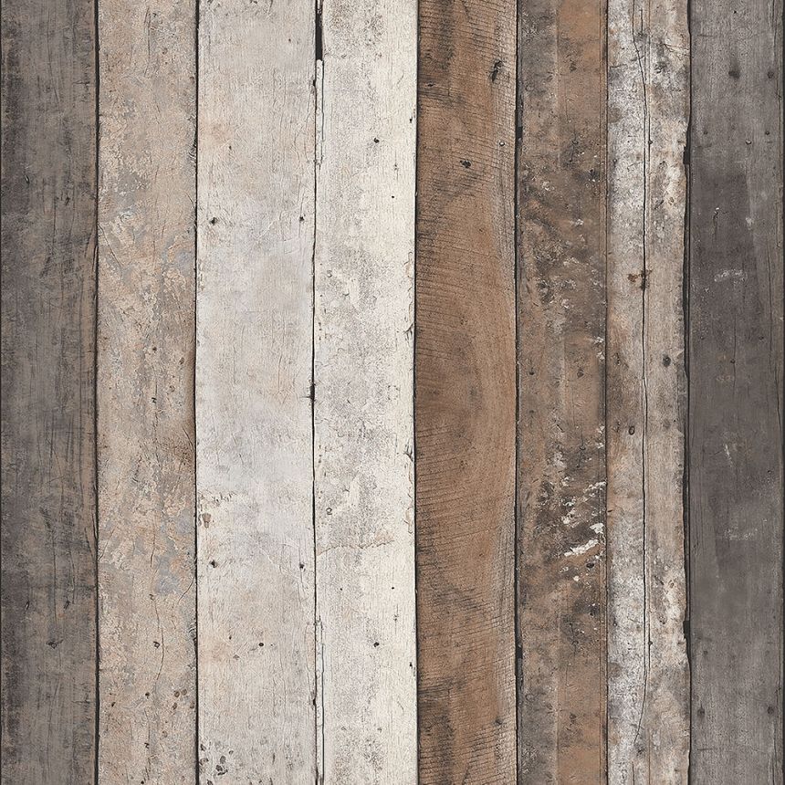 Luxustapete Holz EE22570, Distressed Wood, Essentials, Decoprint