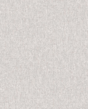 Grau-silberne Tapete mit geometrischem Muster 333299, Unify, Eijffinger