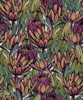 Florale Vliestapete, BA26033, Brazil, Decoprint