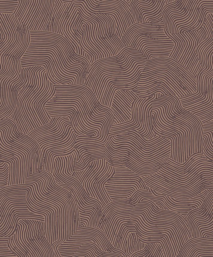 Weinrote Tapete mit geometrischen Mustern, BA26093, Brazil, Decoprint