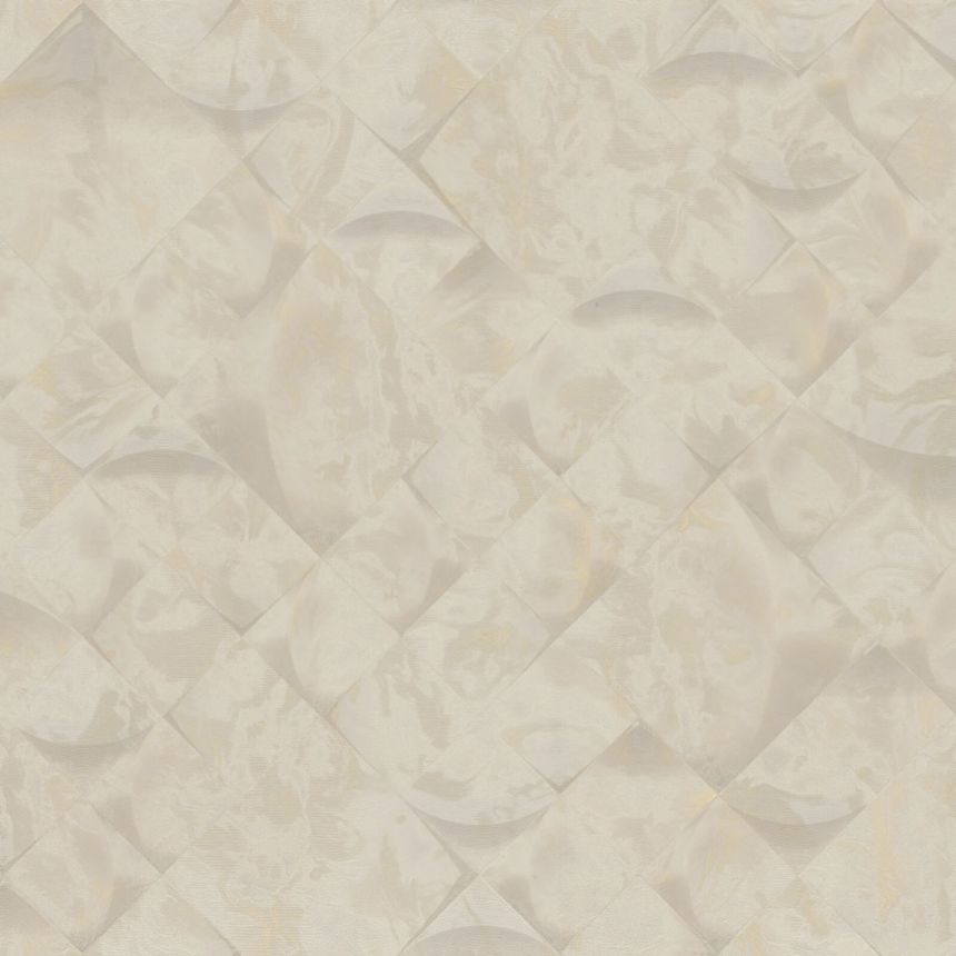 Luxuriöse geometrische marmorierte Tapete, M69926, Splendor, Zambaiti Parati