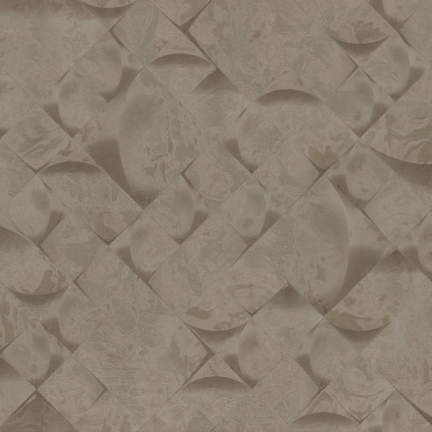 Luxuriöse geometrische marmorierte Tapete, M69936, Splendor, Zambaiti Parati