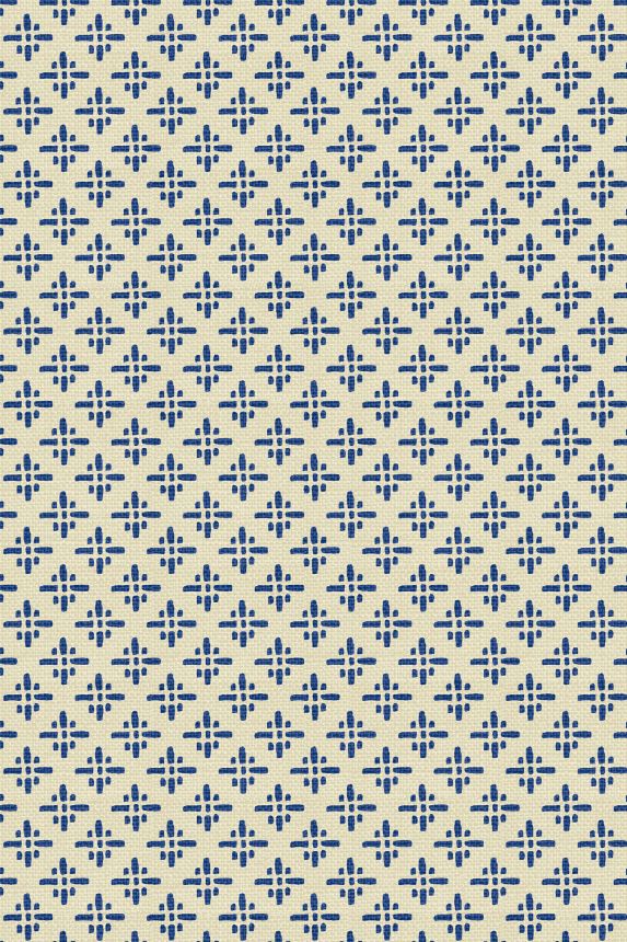 Blau-beige geometrische Tapete, 118579, Joules, Graham&Brown