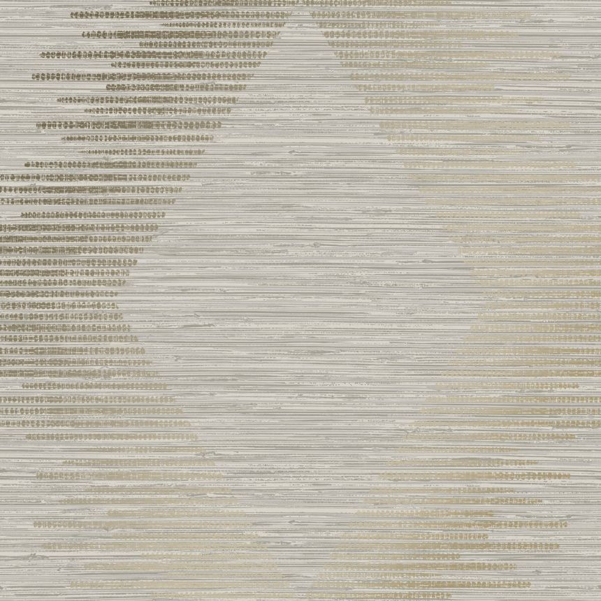 Grau-beige-goldene Tapete mit geometrischen Mustern, 120246, Vavex 2025