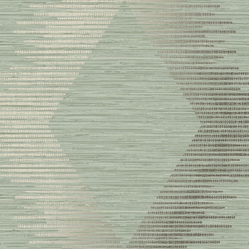 Grün-goldene Tapete mit geometrischen Mustern, 120725, Vavex 2025