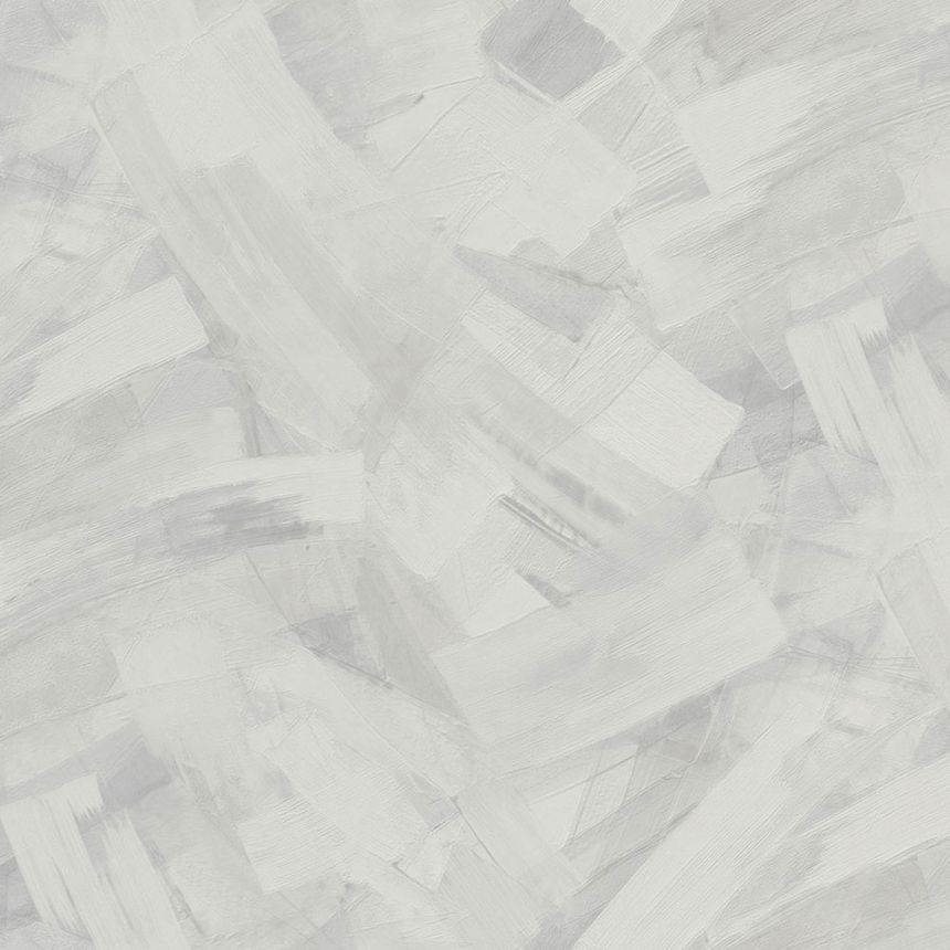 Grau-weiße Tapete, Putzimitat, TI3001, Time 2025, Grandeco