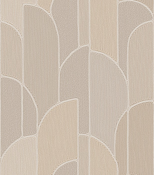 Beige geometrische Tapete, TP422932, Exclusive Threads, Design ID