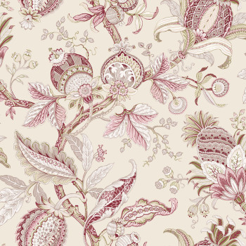 Beige florale Vliestapete, 84038, Blooming Garden, Cristiana Masi by Parato