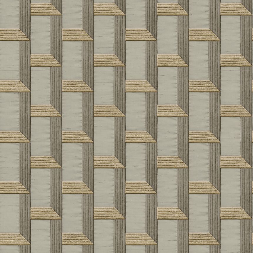 Geometric 3D non-woven wallpaper with a vinyl surface DE120073, Wallstitch, Design ID