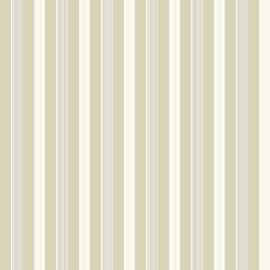 Ockerfarbene Vliestapete mit weißen Streifen,12382, Fiori Country, Parato