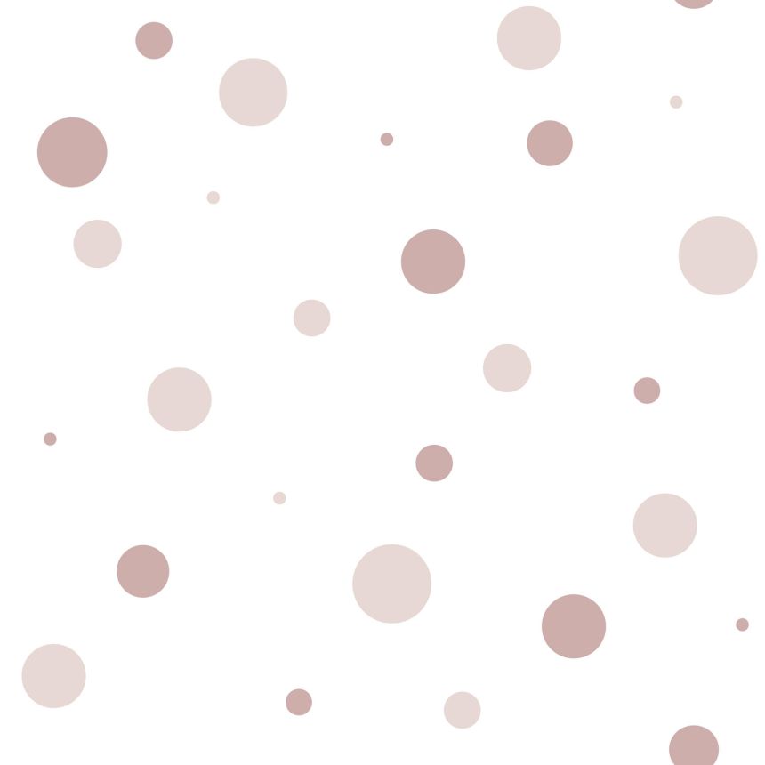 Kindertapete mit rosa Punkten, 14824, Happy, Parato