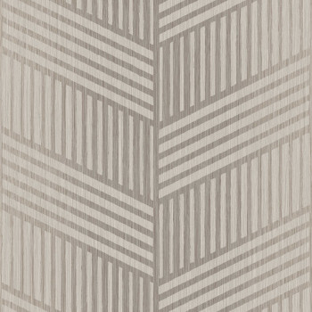 Grau-beige Vliestapete, geometrisches Muster, 24481, Textum, Cristiana Masi by Parato