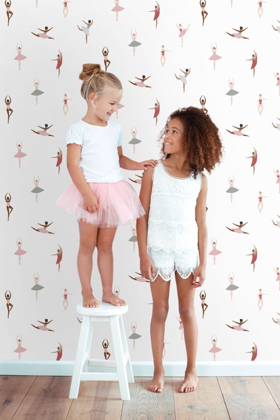 Kindertapete mit Ballerinas, 139535, To the Moon and Back, Esta Home