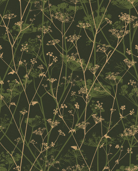 Grüngoldene Tapete, Wiesengräser, 120385, Wiltshire Meadow, Clarissa Hulse