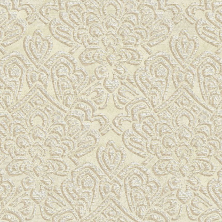 Luxuriöse beige Barocktapete, Z18930, Trussardi 7, Zambaiti Parati