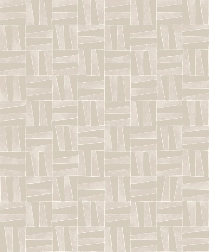 Terrakotta-Tapete mit geometrischem Muster, YSA202, Mysa, Khroma by Masuree