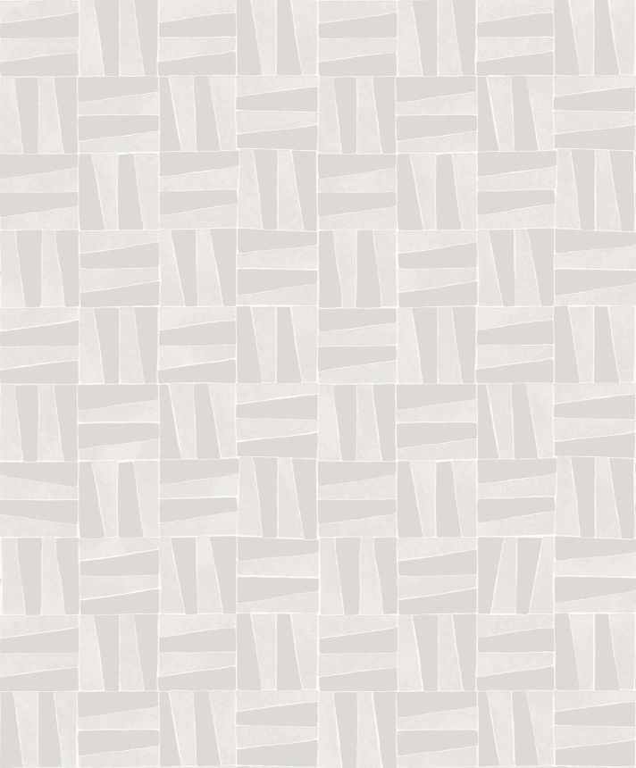 Beige Tapete mit geometrischem Muster, YSA204, Mysa, Khroma by Masuree