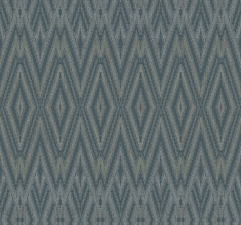 Blaue geometrische Vliestapete, EV3915, Candice Olson Casual Elegance, York