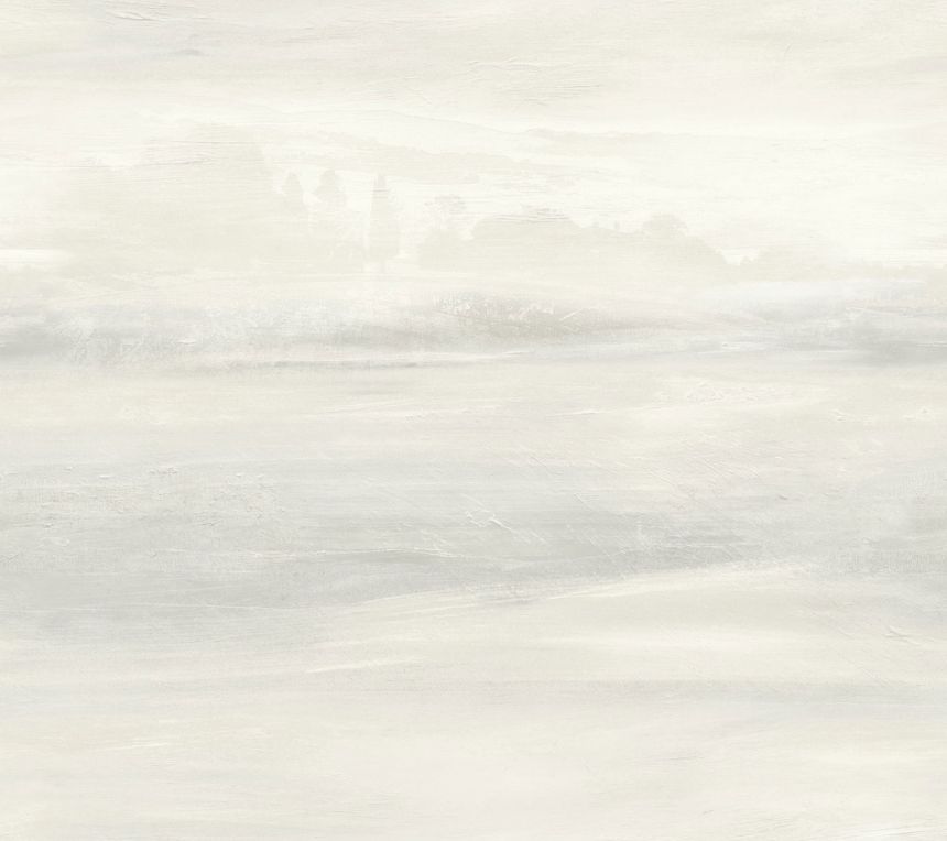 Grau-cremefarbene Tapete, Landschaft im Nebel, SO2430, Candice Olson Casual Elegance, York