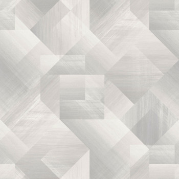 Grau-beige Tapete mit geometrischen Mustern, UR3222, Universe 4, Grandeco