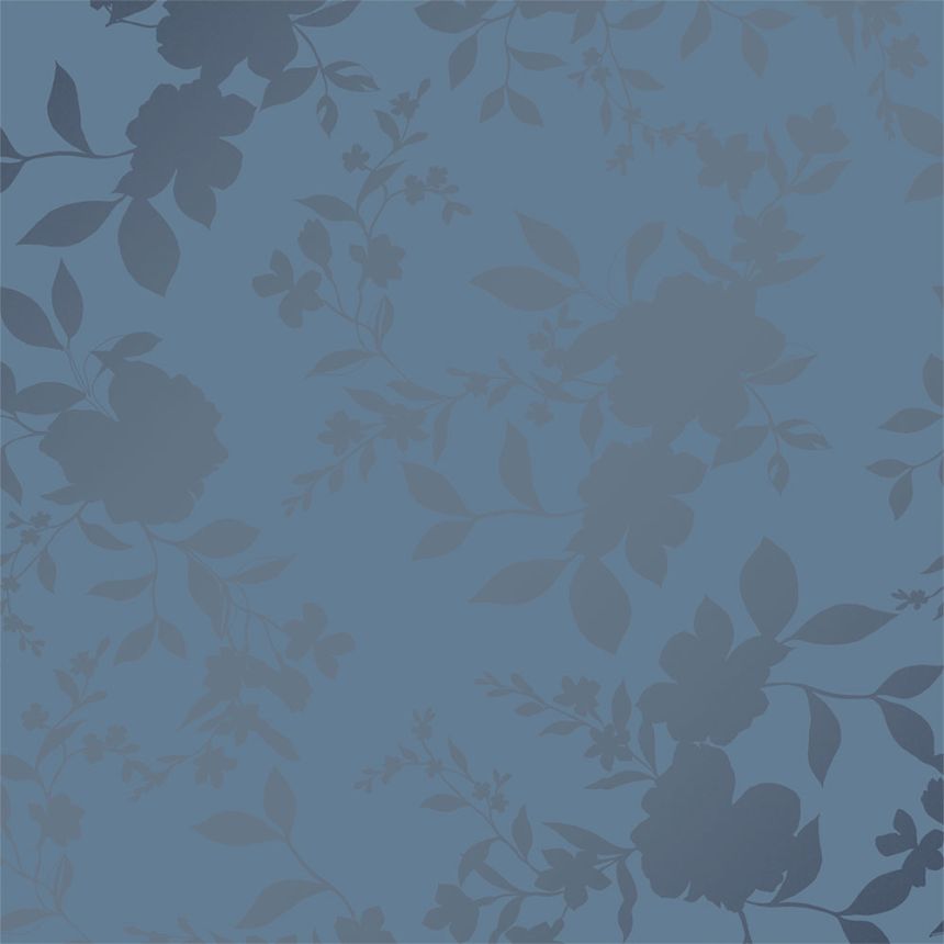 Blaue florale Vliestapete, 118484, Laura Ashley 3