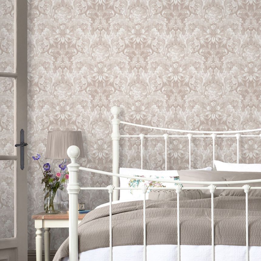 Graue florale Vliestapete, 119843, Laura Ashley 3