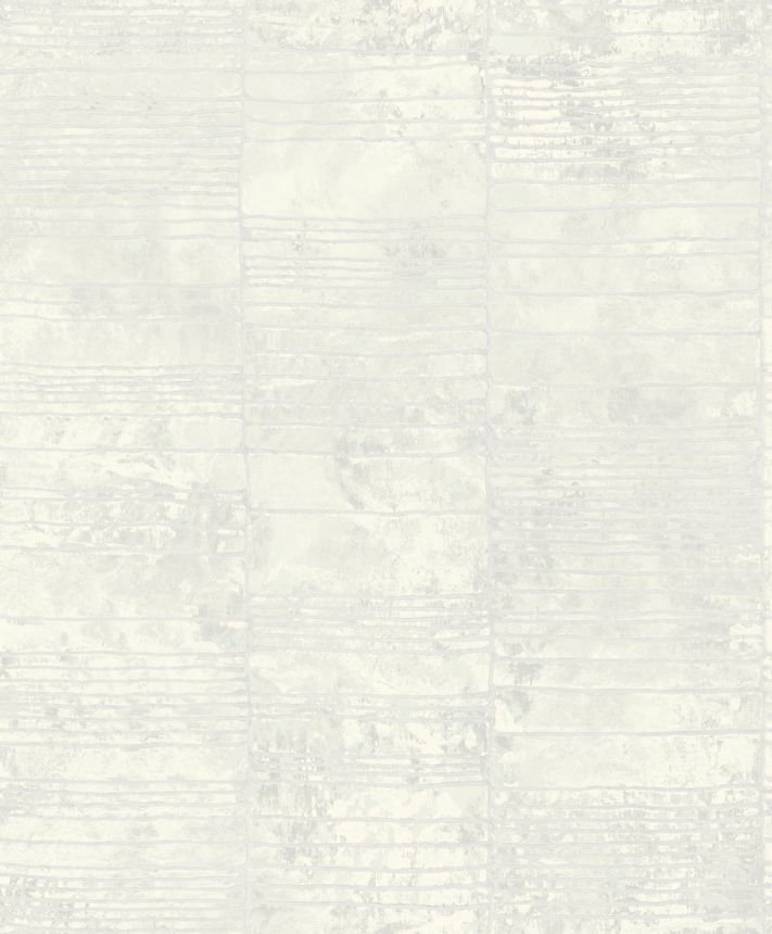 Weiße Luxustapete mit geometrischem Muster, 57411, Aurum II, Limonta