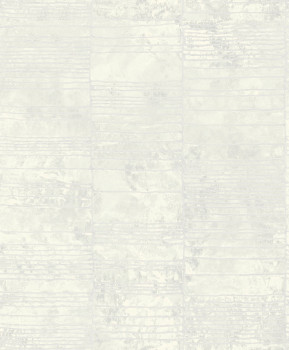 Weiße Luxustapete mit geometrischem Muster, 57411, Aurum II, Limonta