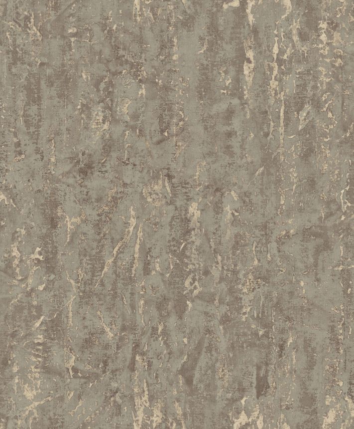 Luxuriöse graubraune strukturierte Vliestapete, 57624, Aurum II, Limonta