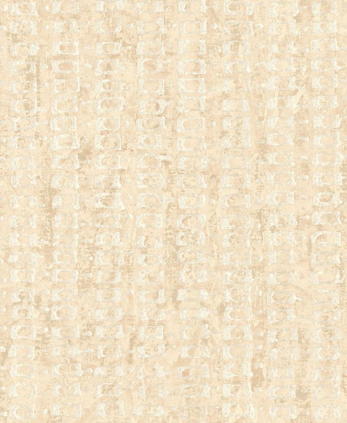 Beige Luxustapete mit geometrischen Mustern, 58721, Aurum II, Limonta